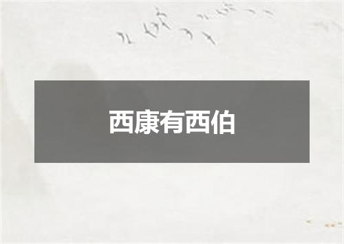 西康有西伯