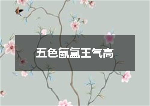 五色氤氲王气高