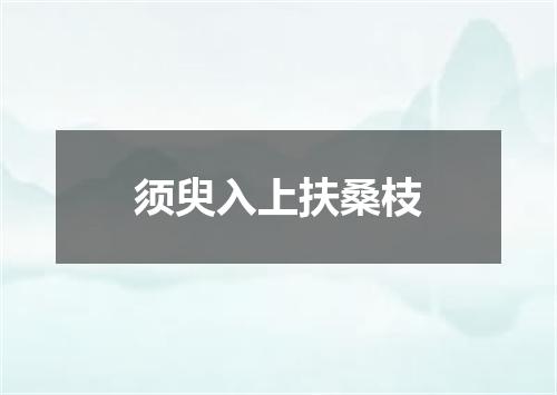 须臾入上扶桑枝