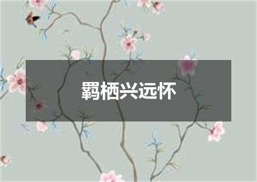 羁栖兴远怀