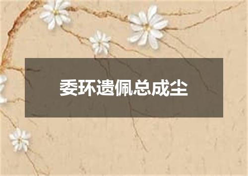 委环遗佩总成尘