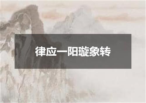 律应一阳璇象转