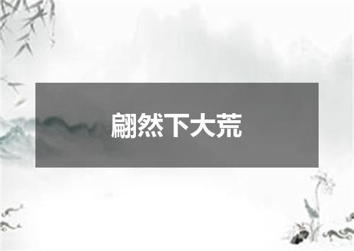 翩然下大荒