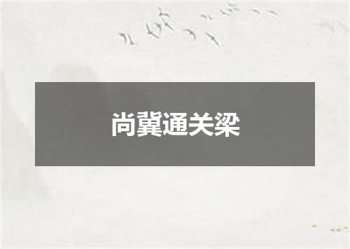 尚冀通关梁