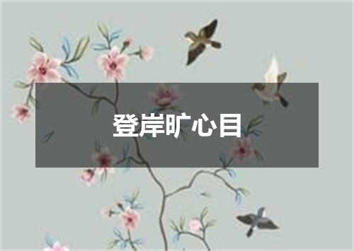 登岸旷心目