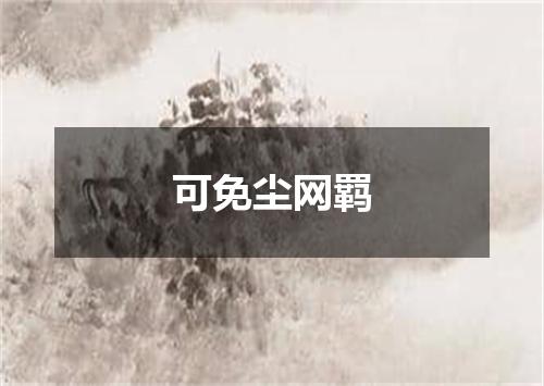 可免尘网羁