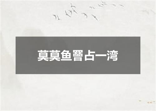 莫莫鱼罾占一湾