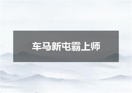 车马新屯霸上师