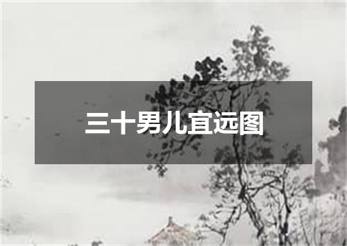 三十男儿宜远图