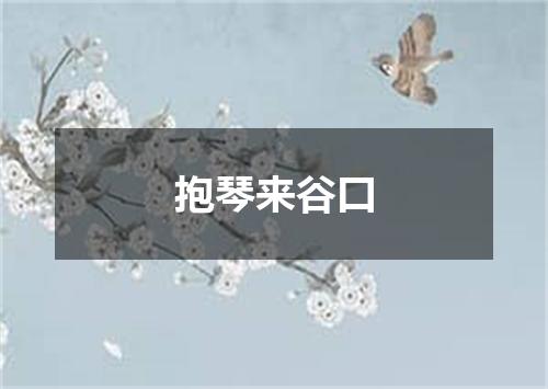 抱琴来谷口