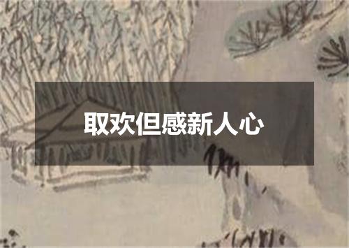 取欢但感新人心