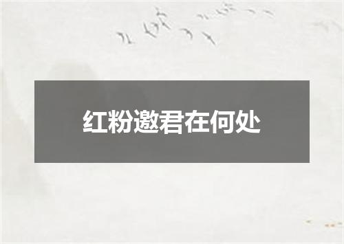 红粉邀君在何处