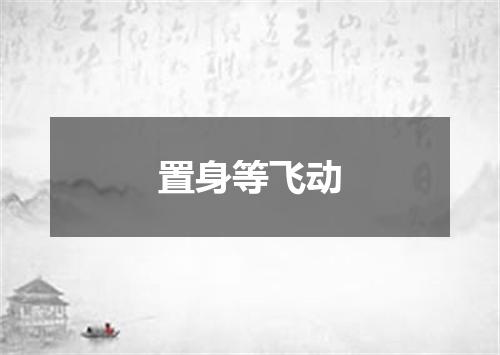 置身等飞动