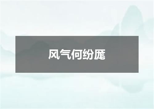 风气何纷厖