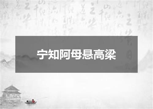 宁知阿母悬高梁