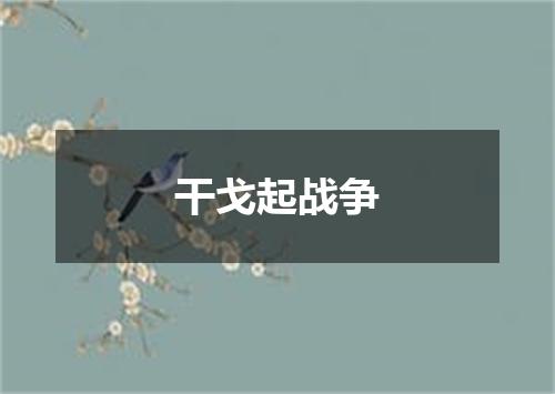 干戈起战争