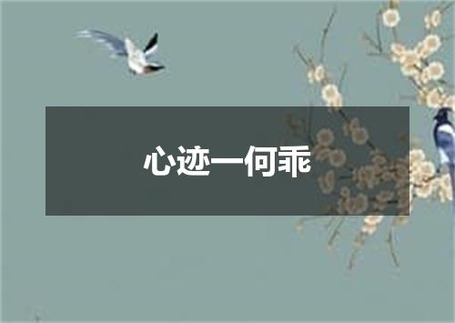 心迹一何乖