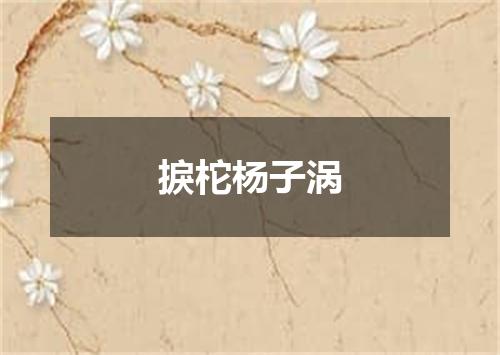 捩柁杨子涡