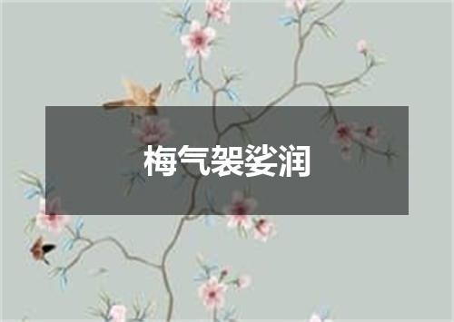 梅气袈娑润