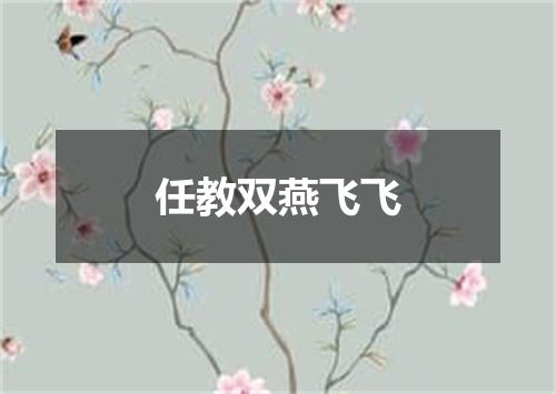 任教双燕飞飞