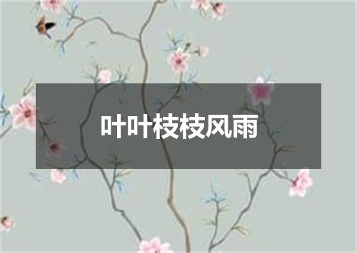 叶叶枝枝风雨