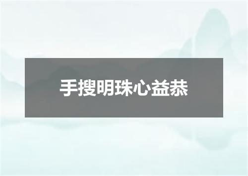 手搜明珠心益恭