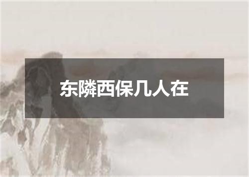 东隣西保几人在