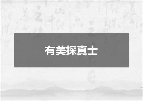 有美探真士