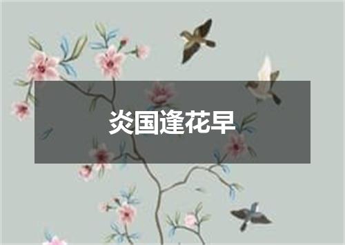 炎国逢花早