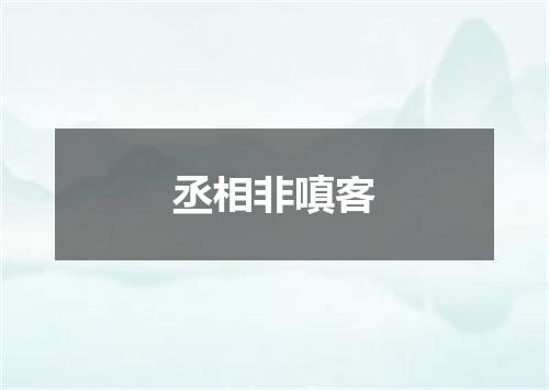 丞相非嗔客