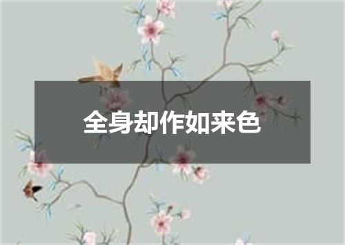全身却作如来色