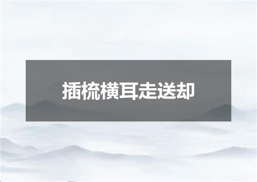 插梳横耳走送却