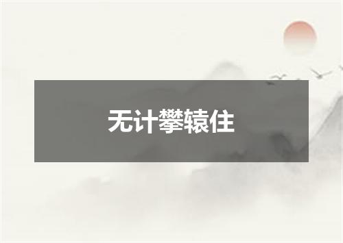 无计攀辕住
