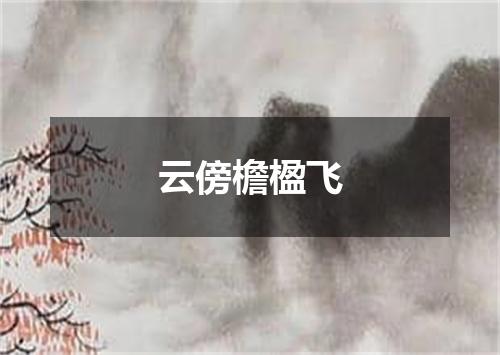 云傍檐楹飞