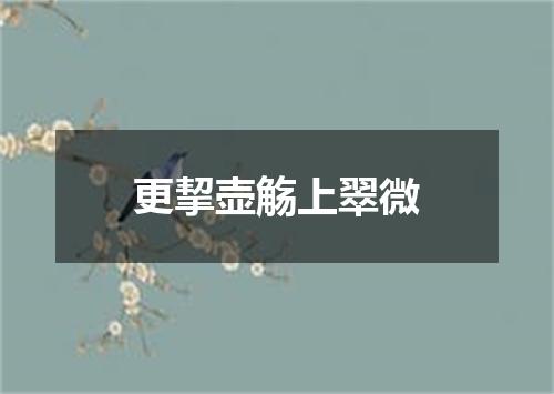 更挈壶觞上翠微
