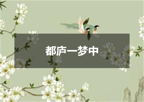 都庐一梦中