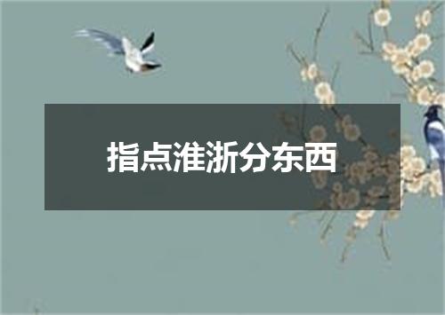 指点淮浙分东西