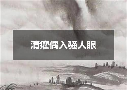 清癯偶入骚人眼