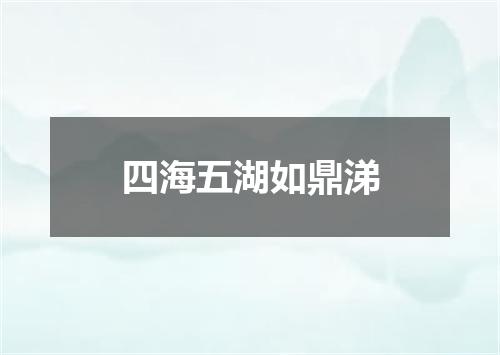 四海五湖如鼎涕