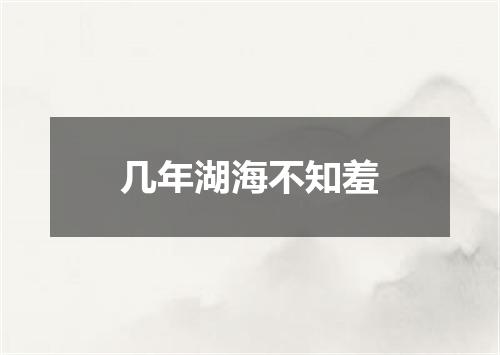 几年湖海不知羞