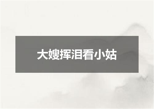 大嫂挥泪看小姑
