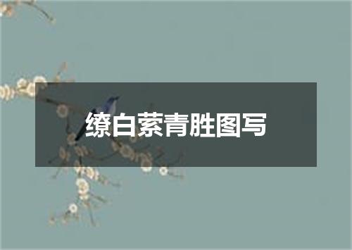 缭白萦青胜图写