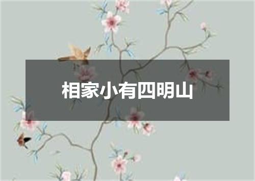 相家小有四明山