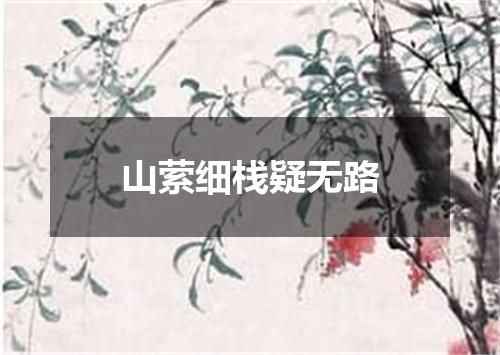 山萦细栈疑无路