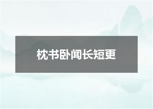 枕书卧闻长短更