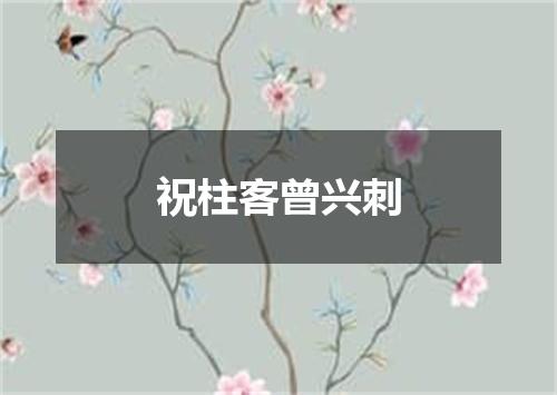祝柱客曾兴刺