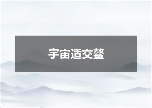宇宙适交鳌
