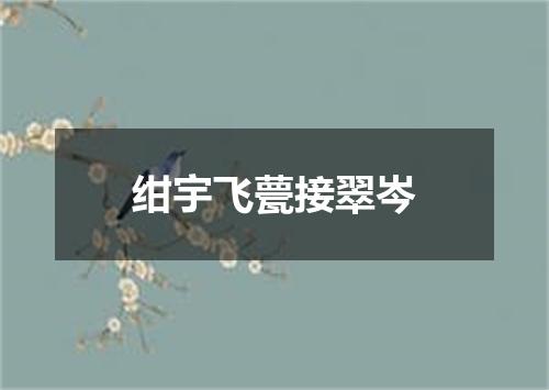 绀宇飞甍接翠岑
