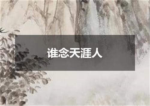 谁念天涯人