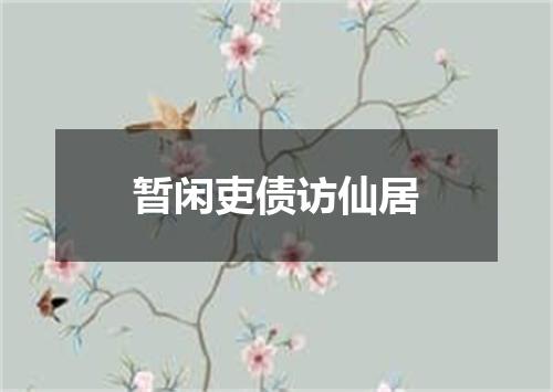暂闲吏债访仙居